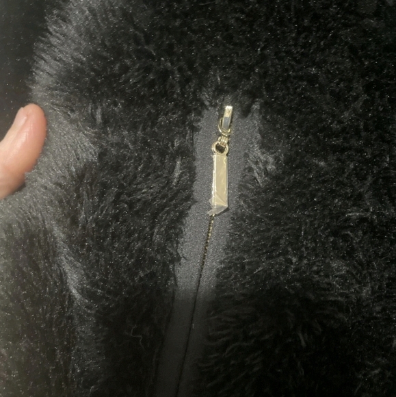 Lilly Pulitzer Size Medium Black Skipper Sherpa Popover Very Soft - Picture 7 of 10